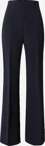 Club Monaco Flared Pleated Pants in Black: front