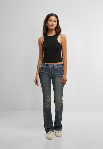 True Religion Top 'Horseshoe' in Zwart