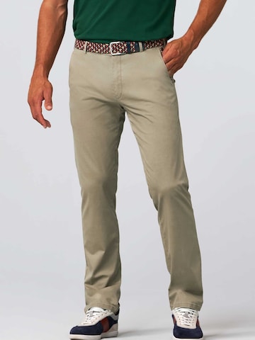 MEYER Regular Chino Pants 'Roma' in Grey: front