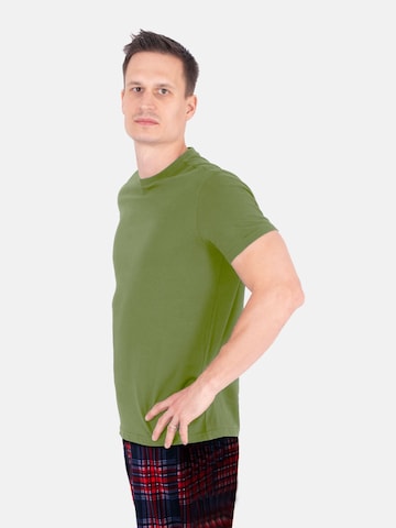 PANTONECLO Bluser & t-shirts 'Pantoneclo Men’s Round Neck T-Shirt' i grøn
