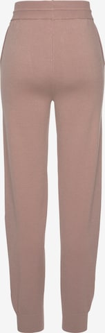 VIVANCE Regular Bundfaltenhose in Pink