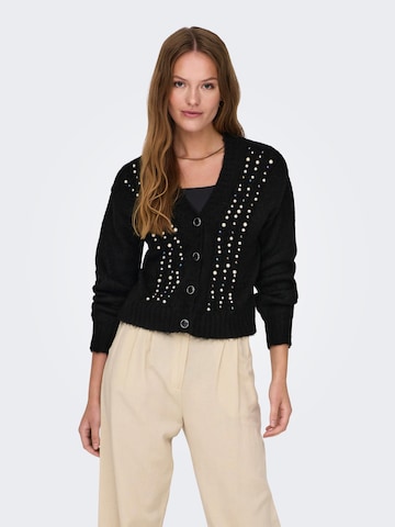 Cardigan 'Marian' ONLY en noir : devant