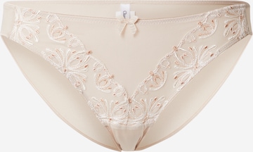 Slip Chantelle en beige : devant