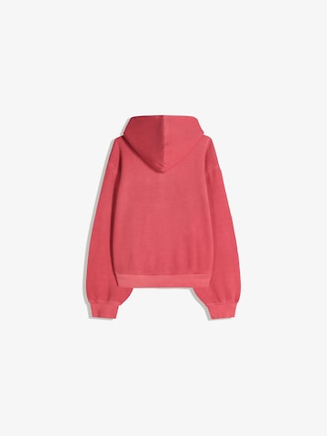 Bershka Sweat jacket in Red