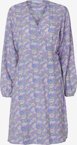 Robe 'Fiola' SELECTED FEMME en violet : devant