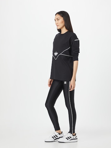 ADIDAS ORIGINALS Skinny Leggings 'Always Original Zip' in Black