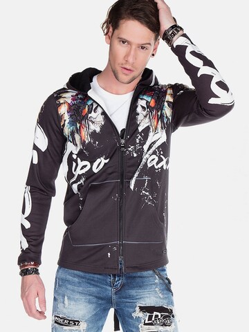 CIPO & BAXX Sweatvest in Zwart