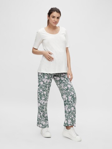 Wide leg Pantaloni 'Thea' de la MAMALICIOUS pe verde