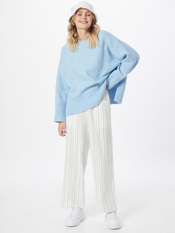 Wide leg Pantaloni de la Madewell pe alb