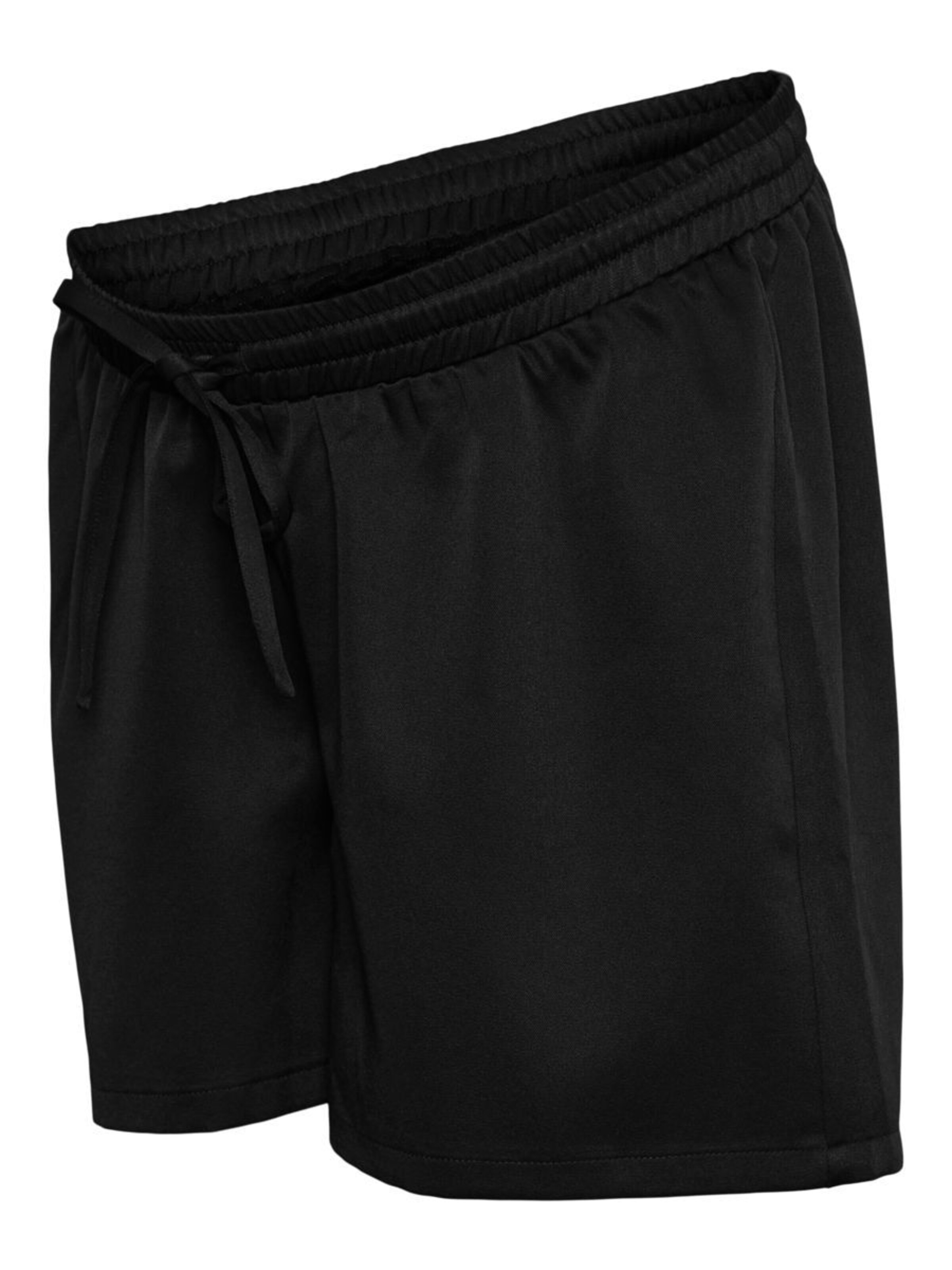 MAMALICIOUS Regular Trousers in Black: front