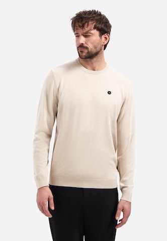No Excess Sweater in Beige: front