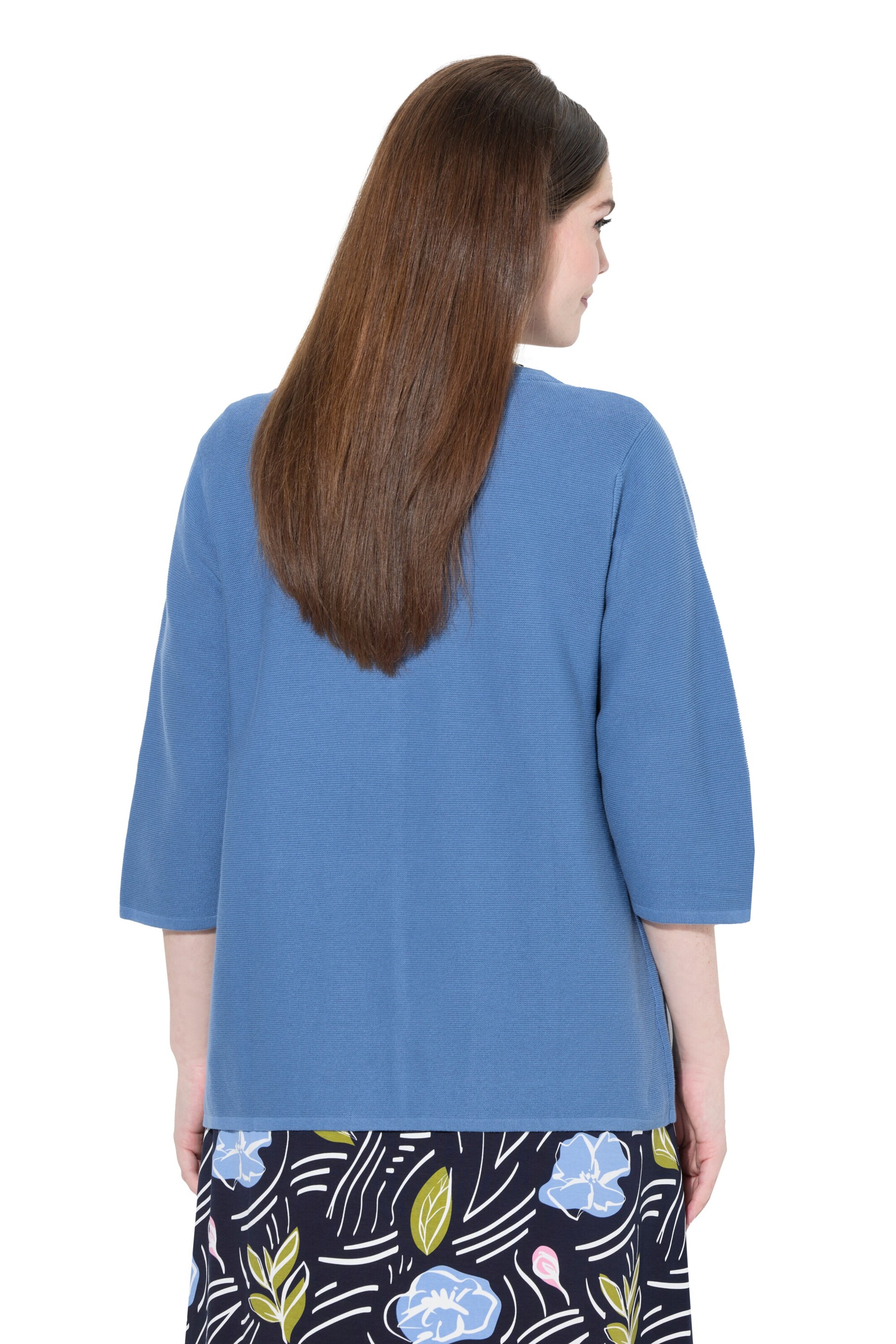 Ulla Popken Knit cardigan in Blue