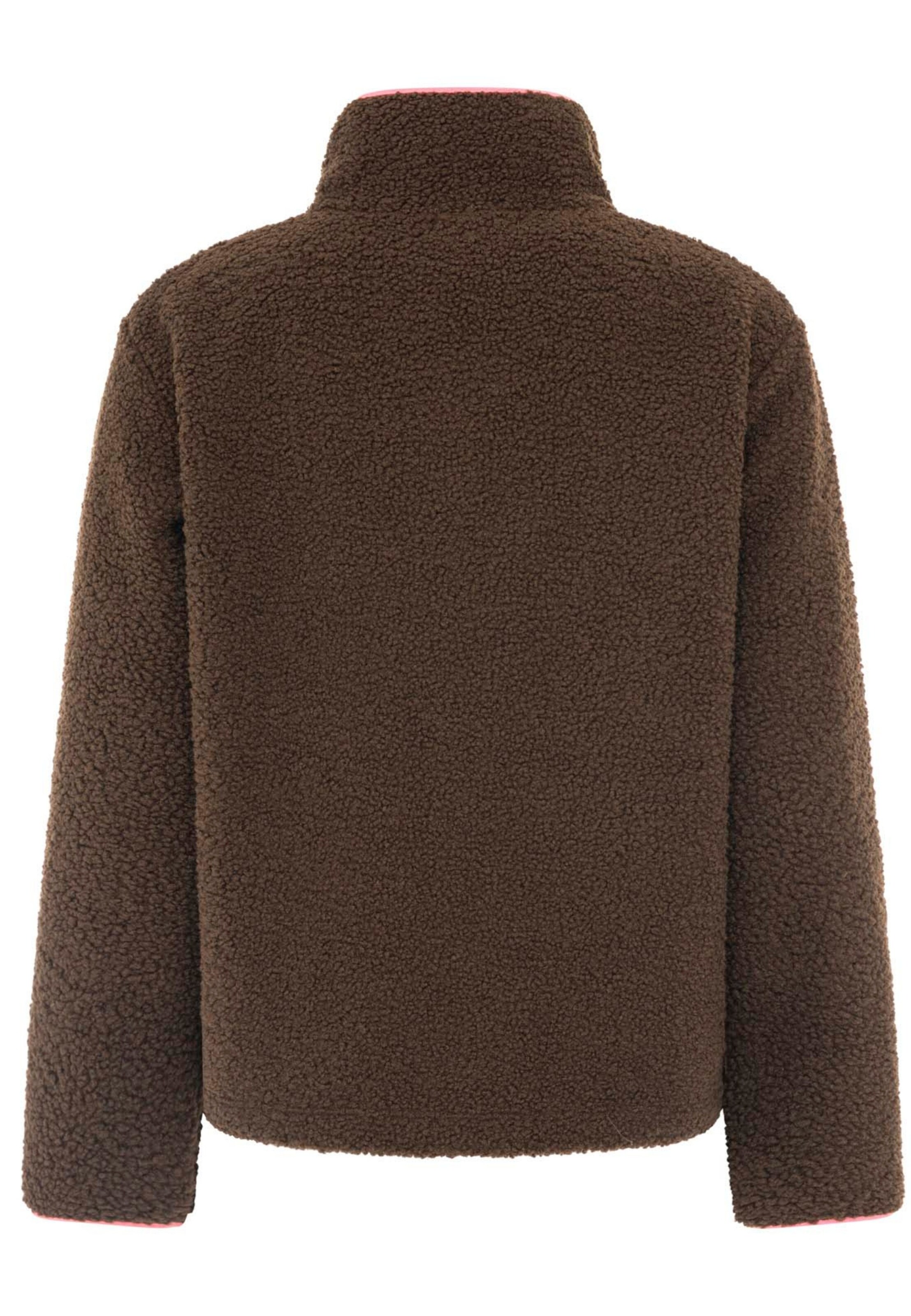 Zwillingsherz Sweatshirt in Brown: back