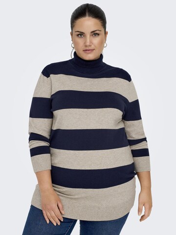 ONLY Carmakoma Sweater in Blue