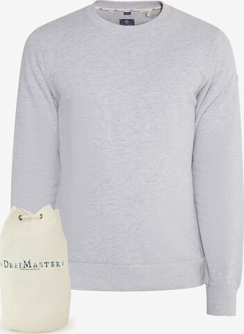 DreiMaster Maritim Sweatshirt in Grijs: voorkant