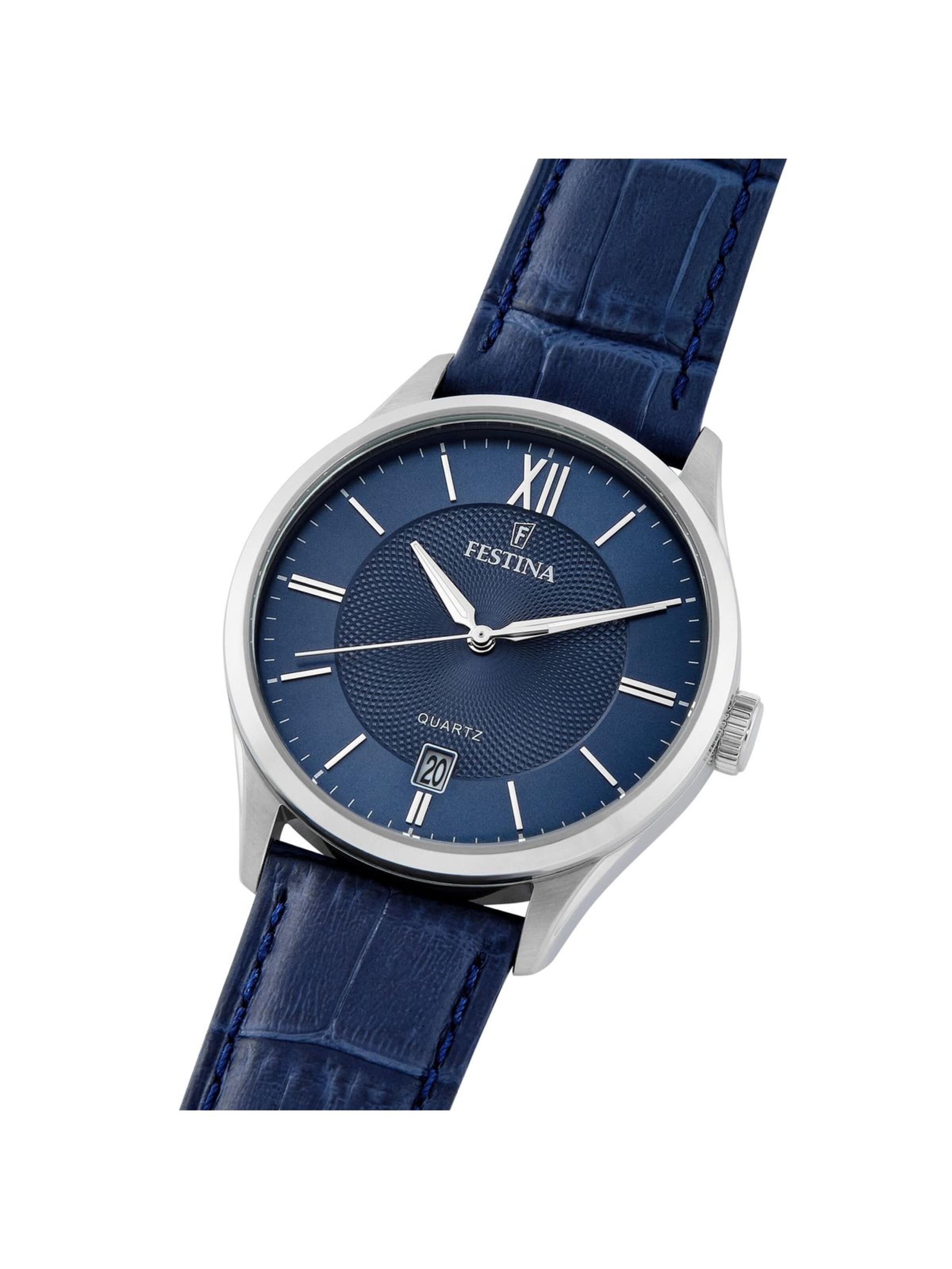 Montre à affichage analogique 'ACERO CLASICO' FESTINA en bleu