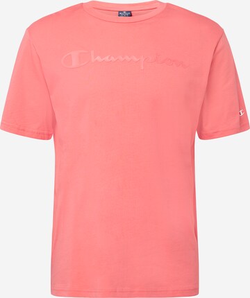 Champion Authentic Athletic Apparel - Camisa em rosa: frente