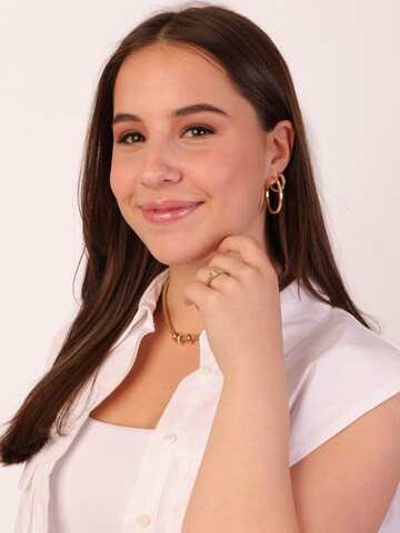 Lucardi Ring in Gold: front