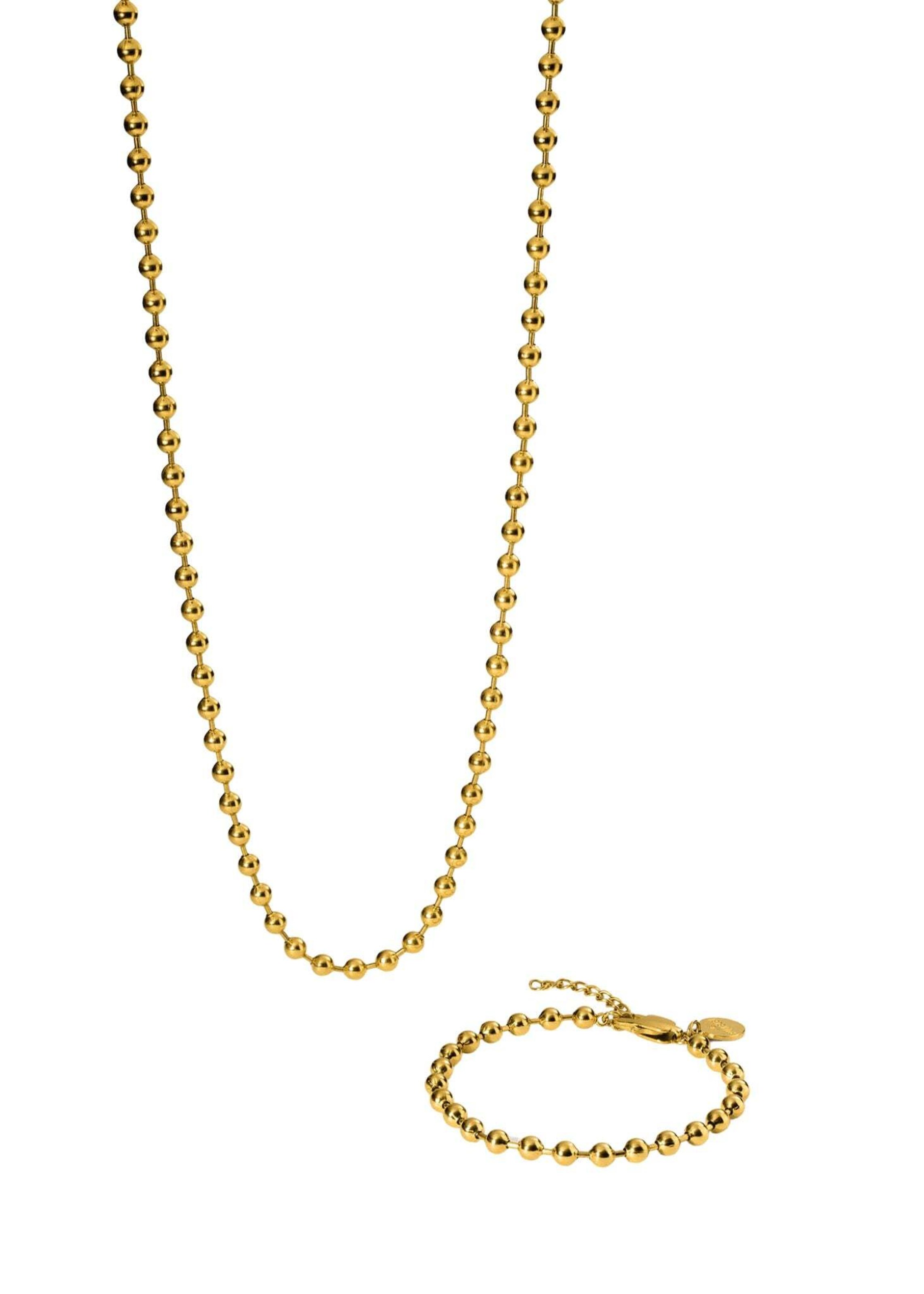 Set di gioielli 'Bubbly Duo' di PURELEI in oro: frontale