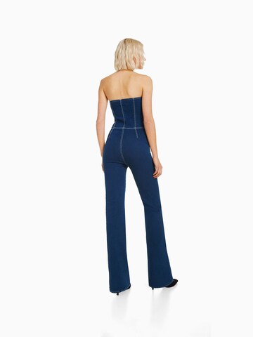 Bershka Jumpsuit in Blauw