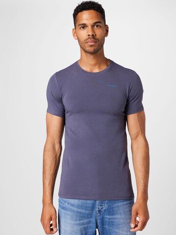 T-Shirt G-Star RAW en bleu : devant