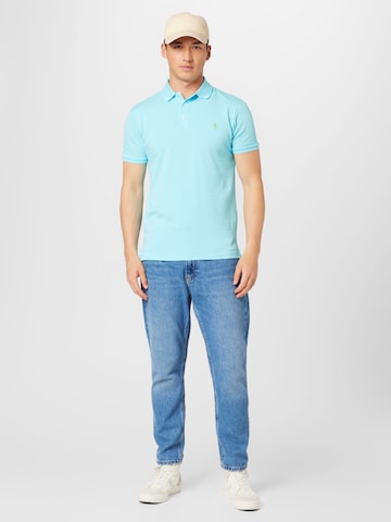 Polo Ralph Lauren Slim Fit Poloshirt in Blau