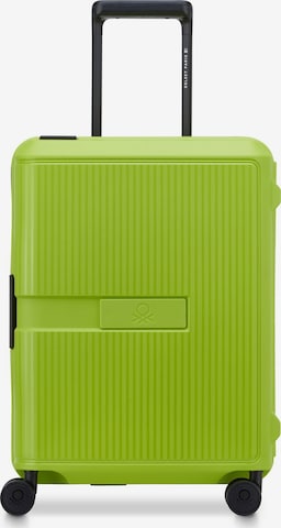 Delsey Paris Trolley 'x United Colors of Benetton' in Groen: voorkant
