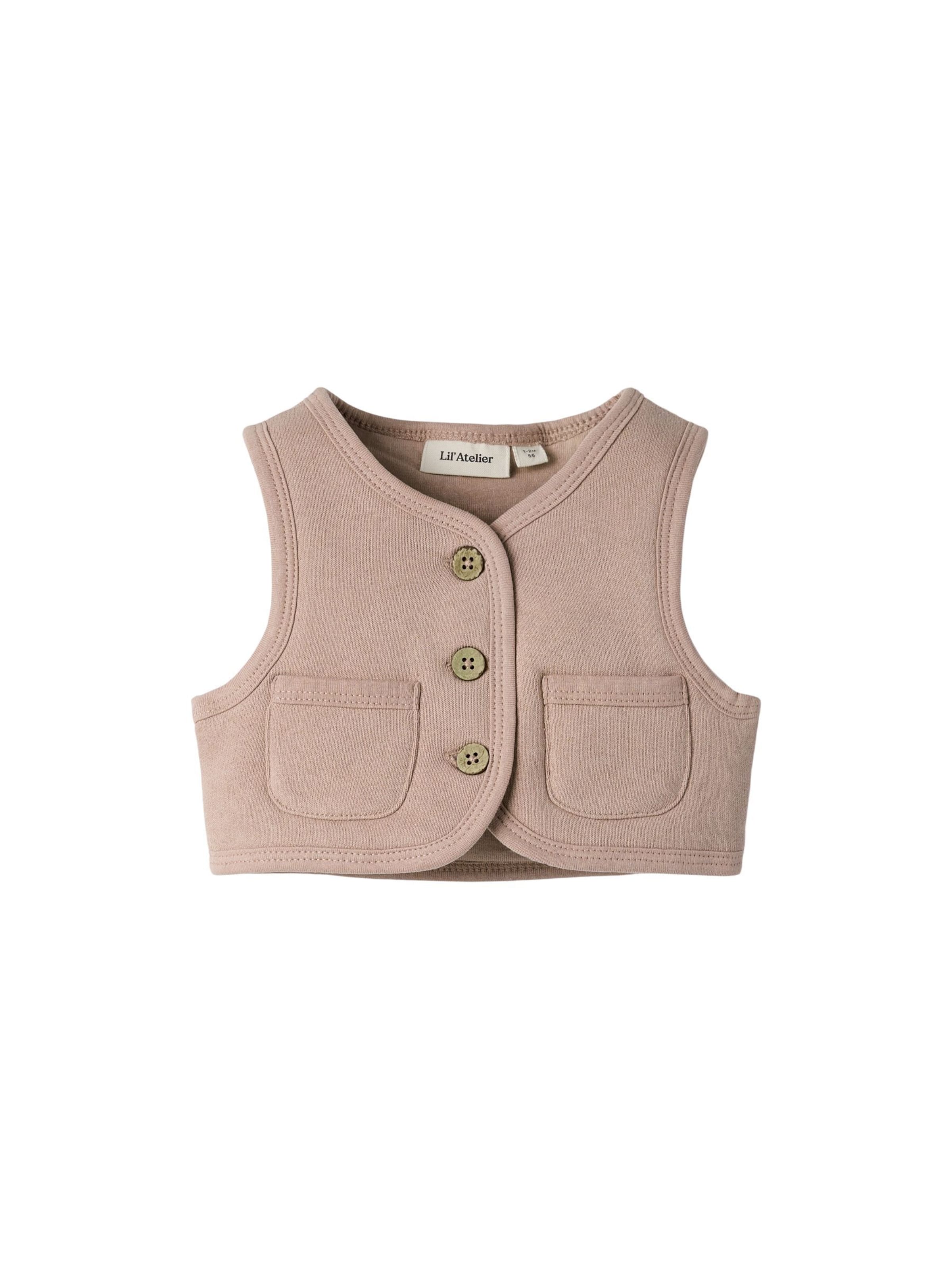 Lil'Atelier - Chaleco en marrón: frente