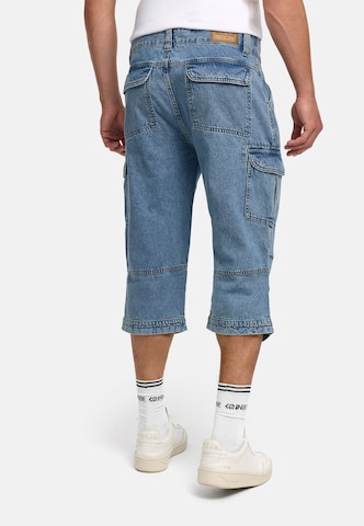 INDICODE JEANS Regular Cargo Jeans 'Nicolas' in Blue