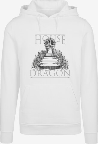 F4NT4STIC Sweatshirt 'House Of The Dragon Throne' in White: front