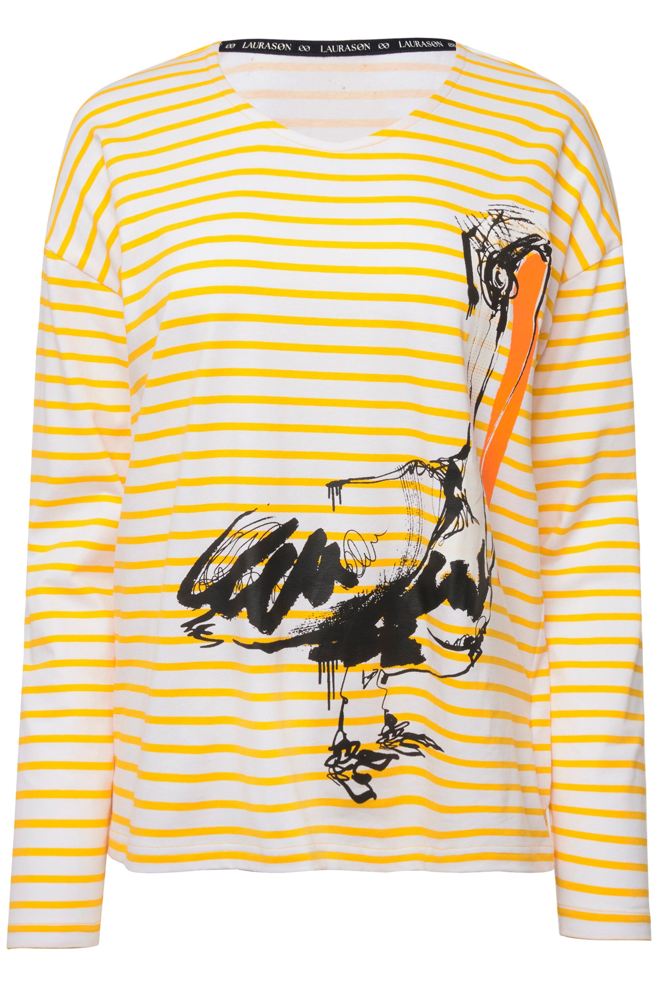 LAURASØN Shirt in Yellow: front