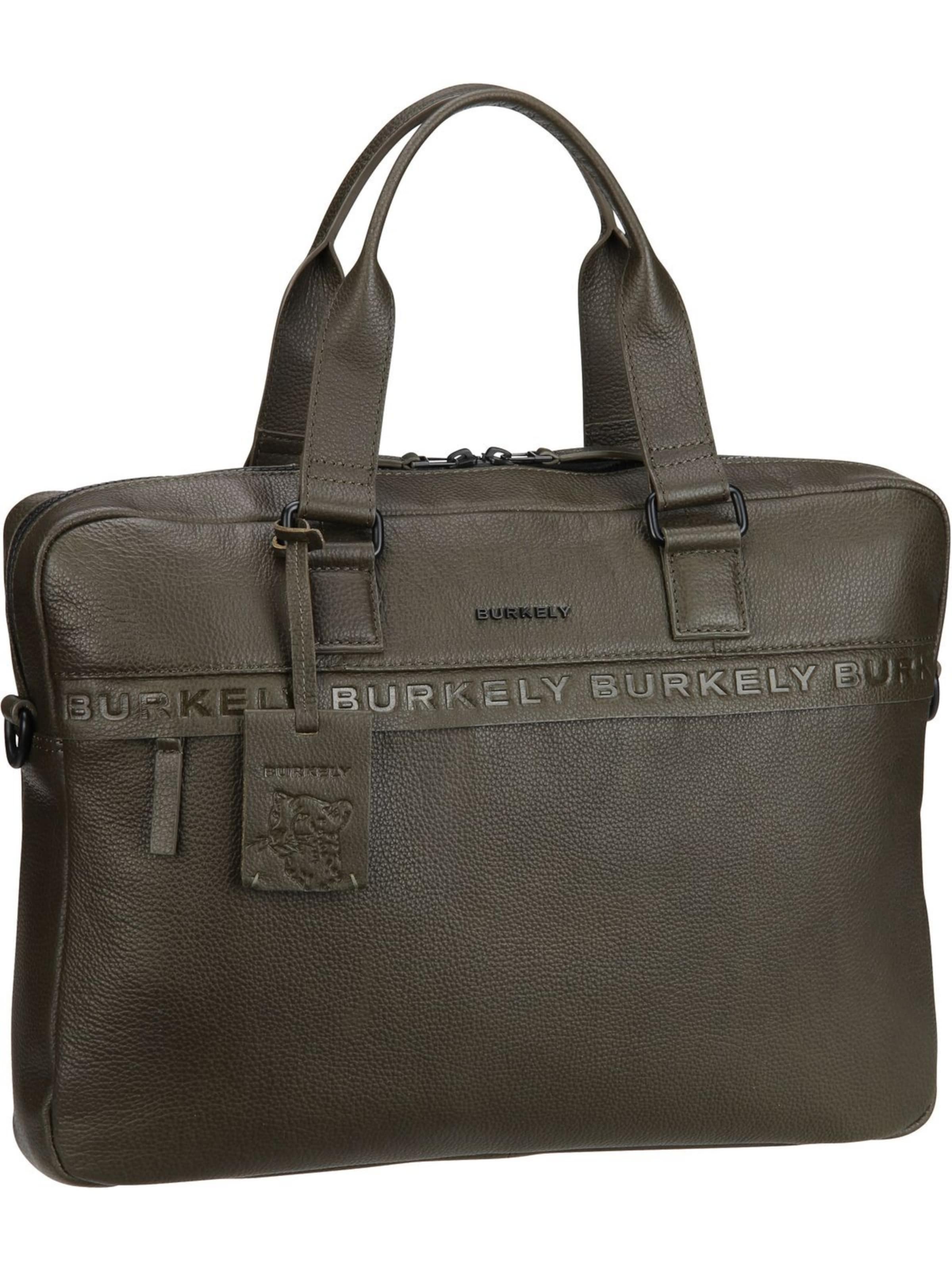 Burkely Document Bag 'Mason' in Green: front