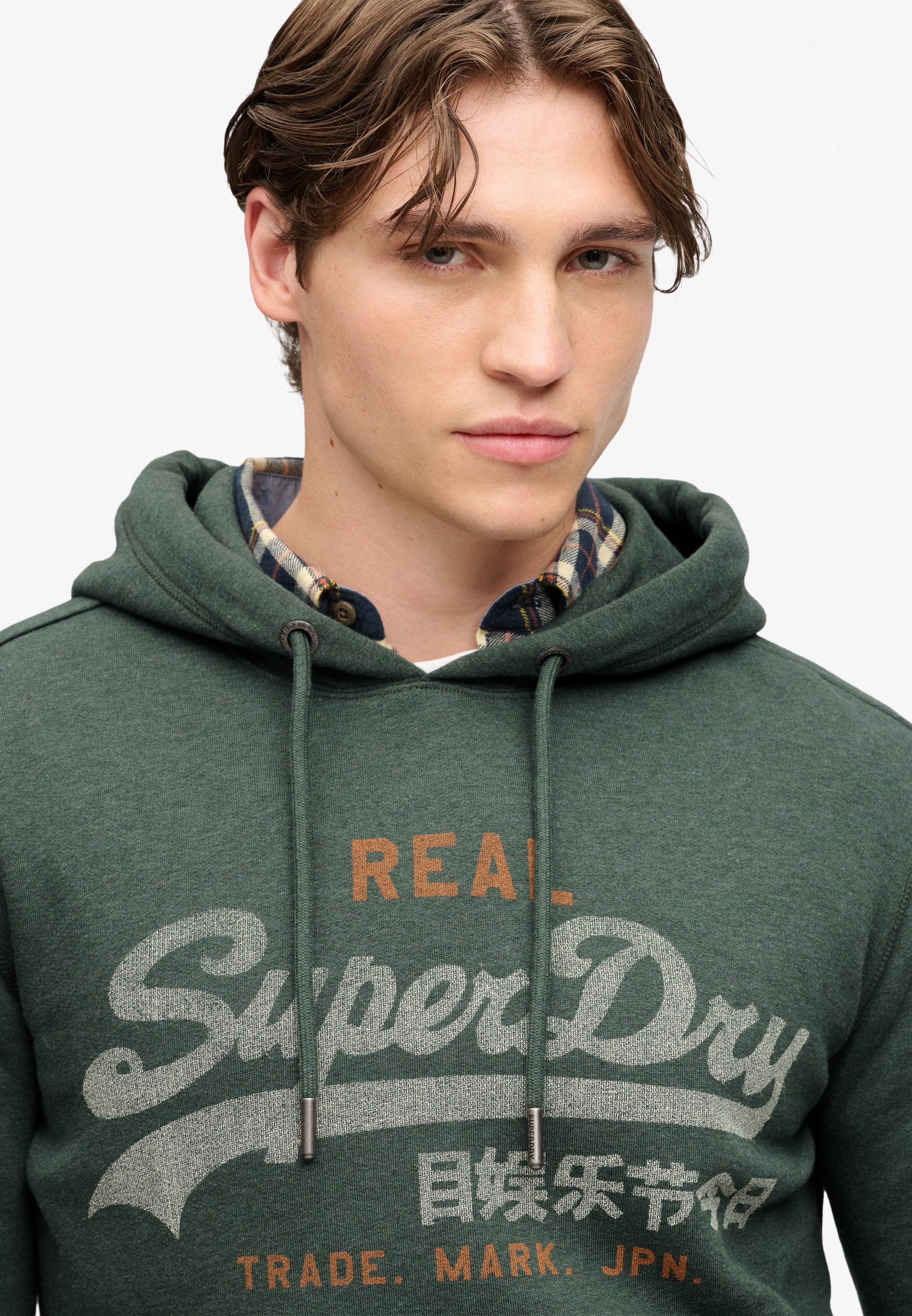 Felpa 'Heritage' di Superdry & Co in verde
