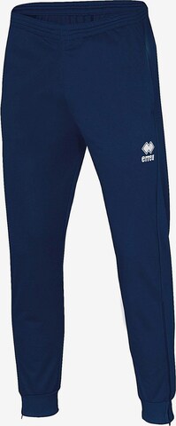 Errea Tapered Workout Pants 'Milo 3.0' in Blue: front