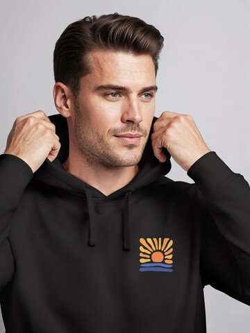 Neverless Sweatshirt 'sunset'‌‌‌‌‌‌‌‌‌‌ in Schwarz