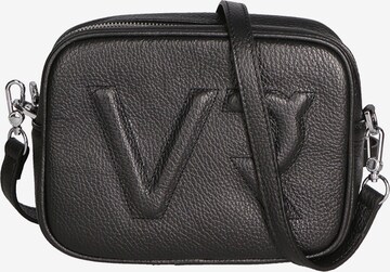 Borsa a tracolla 'Borsa a Tracolla Donna Pelle Virginia Rhinè Zip' di Virginia Rhinè in nero: frontale