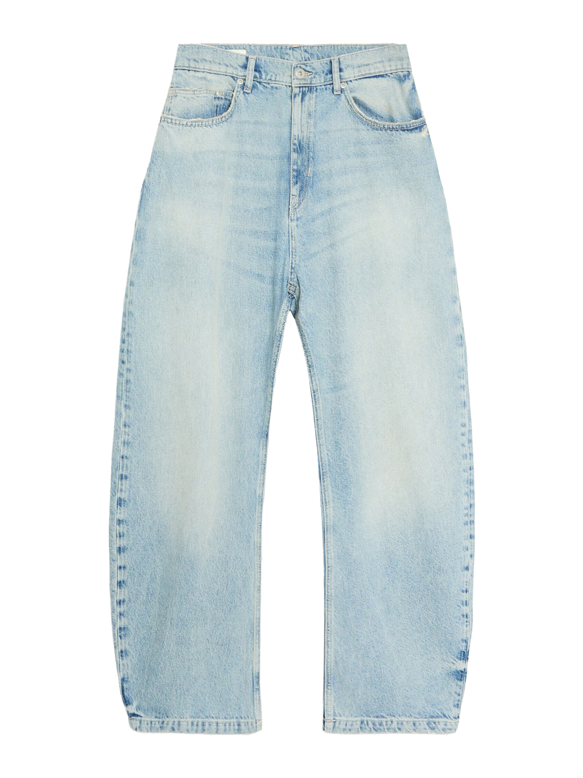 Bershka Barrel Дънки в синьо: отпред