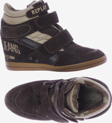 REPLAY Sneakers & Trainers in 38 in Brown: front