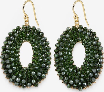 Boucles d'oreilles 'Marisol' Alster Herz en vert : devant