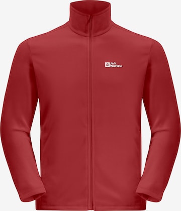 JACK WOLFSKIN Funktionsfleecejacke 'Taunus' in Rot: Vorderseite