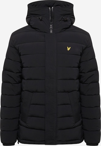 Lyle & Scott Zimní bunda – černá: přední strana