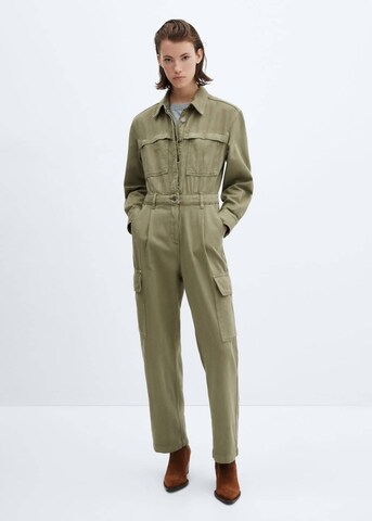 MANGO Jumpsuit 'Ivete' i grön: framsida