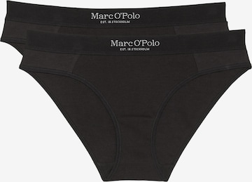 Slip 'Iconic Rib' Marc O'Polo en noir : devant