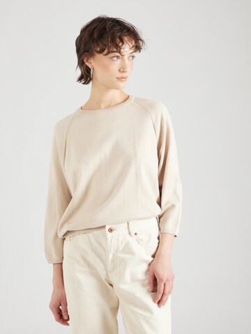 mazine Sweater 'Jitra' in Beige: front