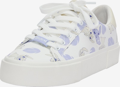 Pull&Bear Matalavartiset tennarit 'LILO' värissä beige / laivastonsininen / kyyhkynsininen / valkoinen, Tuotenäkymä