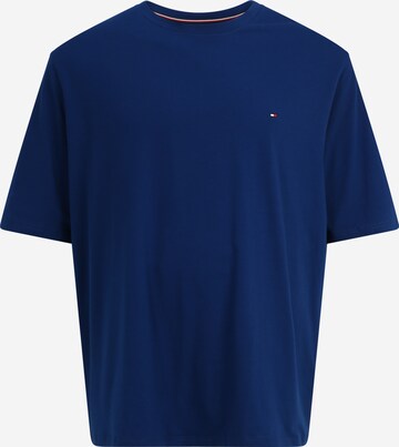 T-Shirt Tommy Hilfiger Big & Tall en bleu : devant