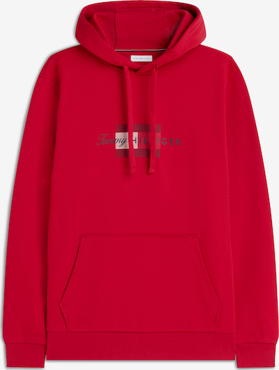XS dydžio Megztinis be užsegimo 'SCRIPT' iš TOMMY HILFIGER, spalva – raudona, Prekių apžvalga