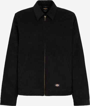 DICKIES Between-season jacket 'CORDUROY EISENHOWER' in Black: front