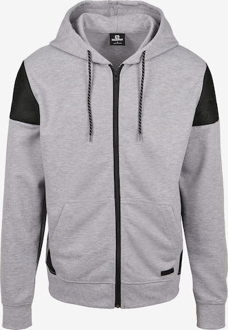 SOUTHPOLE Sweat jacket in Grey: front