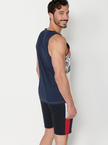 KOROSHI Shirt in Blauw